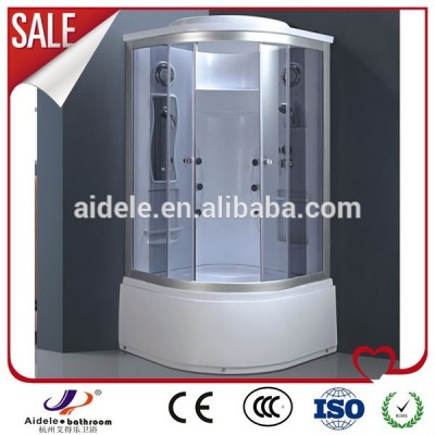 Integral enclosed shower cubicle sizes